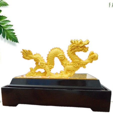 龙游天下 绒沙金工艺品中的匠心之作，传递不凡祝福